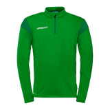 uhlsport Squad 27 1/4 Zip Top Kind (grün/lagune)