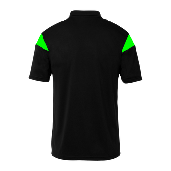 uhlsport Squad 27 Polo Shirt Kind (schwarz/fluo grün)