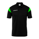 uhlsport Squad 27 Polo Shirt Kind (schwarz/fluo grün)