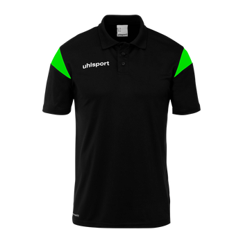 uhlsport Squad 27 Polo Shirt Kind (schwarz/fluo grün)
