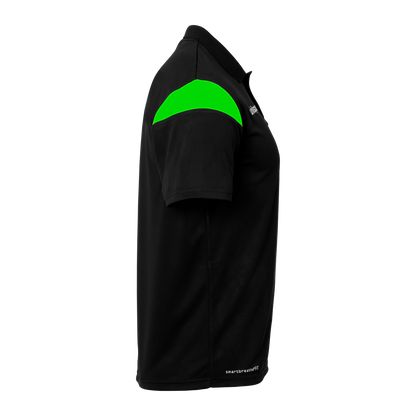 uhlsport Squad 27 Polo Shirt Kind (schwarz/fluo grün)