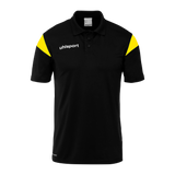 uhlsport Squad 27 Polo Shirt Kind (schwarz/limonengelb)