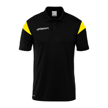 uhlsport Squad 27 Polo Shirt Kind (schwarz/limonengelb)