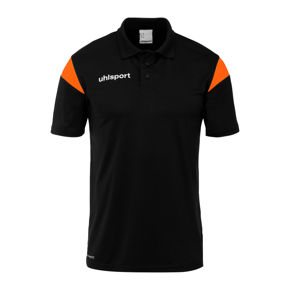 uhlsport Squad 27 Polo Shirt Kind (schwarz/fluo orange)