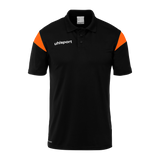 uhlsport Squad 27 Polo Shirt Kind (schwarz/fluo orange)