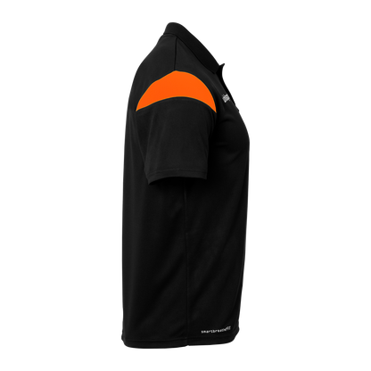uhlsport Squad 27 Polo Shirt Kind (schwarz/fluo orange)