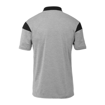 uhlsport Squad 27 Polo Shirt Kind (dark grau melange/schwarz)