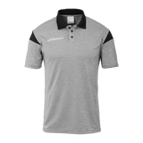 uhlsport Squad 27 Polo Shirt Kind (dark grau melange/schwarz)