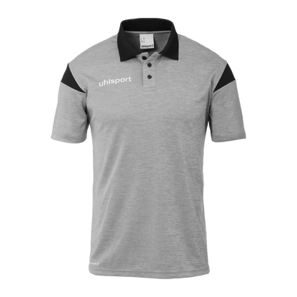 uhlsport Squad 27 Polo Shirt Kind (dark grau melange/schwarz)