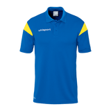 uhlsport Squad 27 Polo Shirt Kind (azurblau/limonengelb)