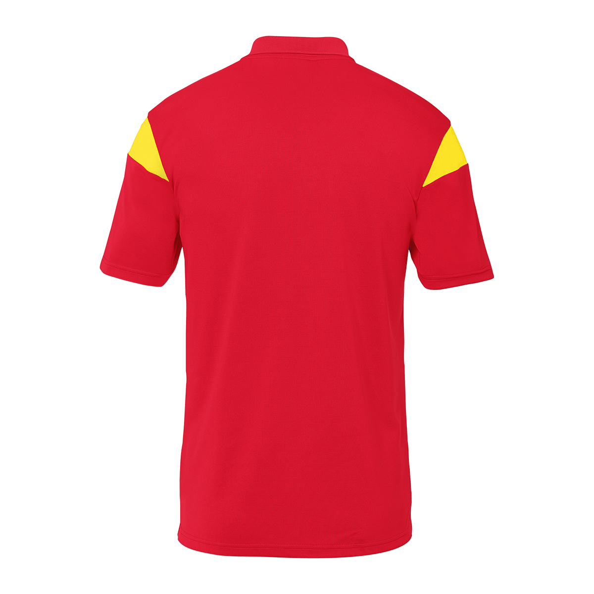 uhlsport Squad 27 Polo Shirt Kind (rot/limonengelb)