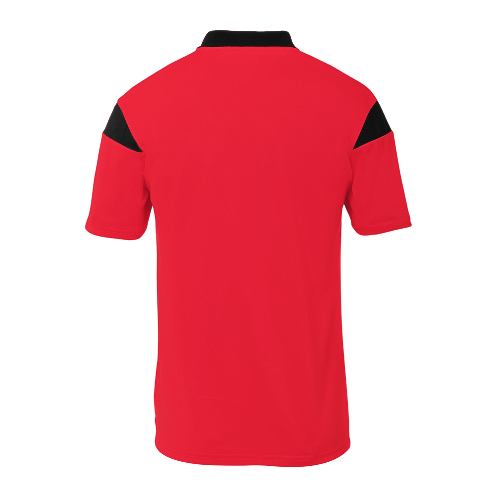 uhlsport Squad 27 Polo Shirt Kind (rot/schwarz)