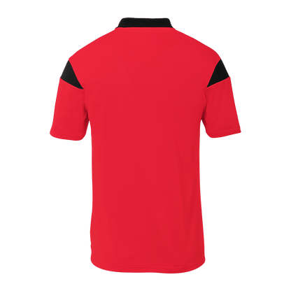 uhlsport Squad 27 Polo Shirt Kind (rot/schwarz)
