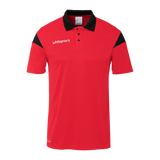 uhlsport Squad 27 Polo Shirt Kind (rot/schwarz)