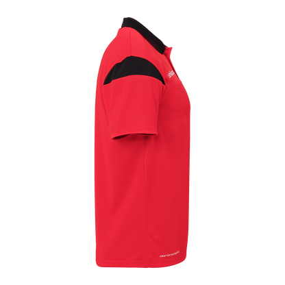 uhlsport Squad 27 Polo Shirt Kind (rot/schwarz)
