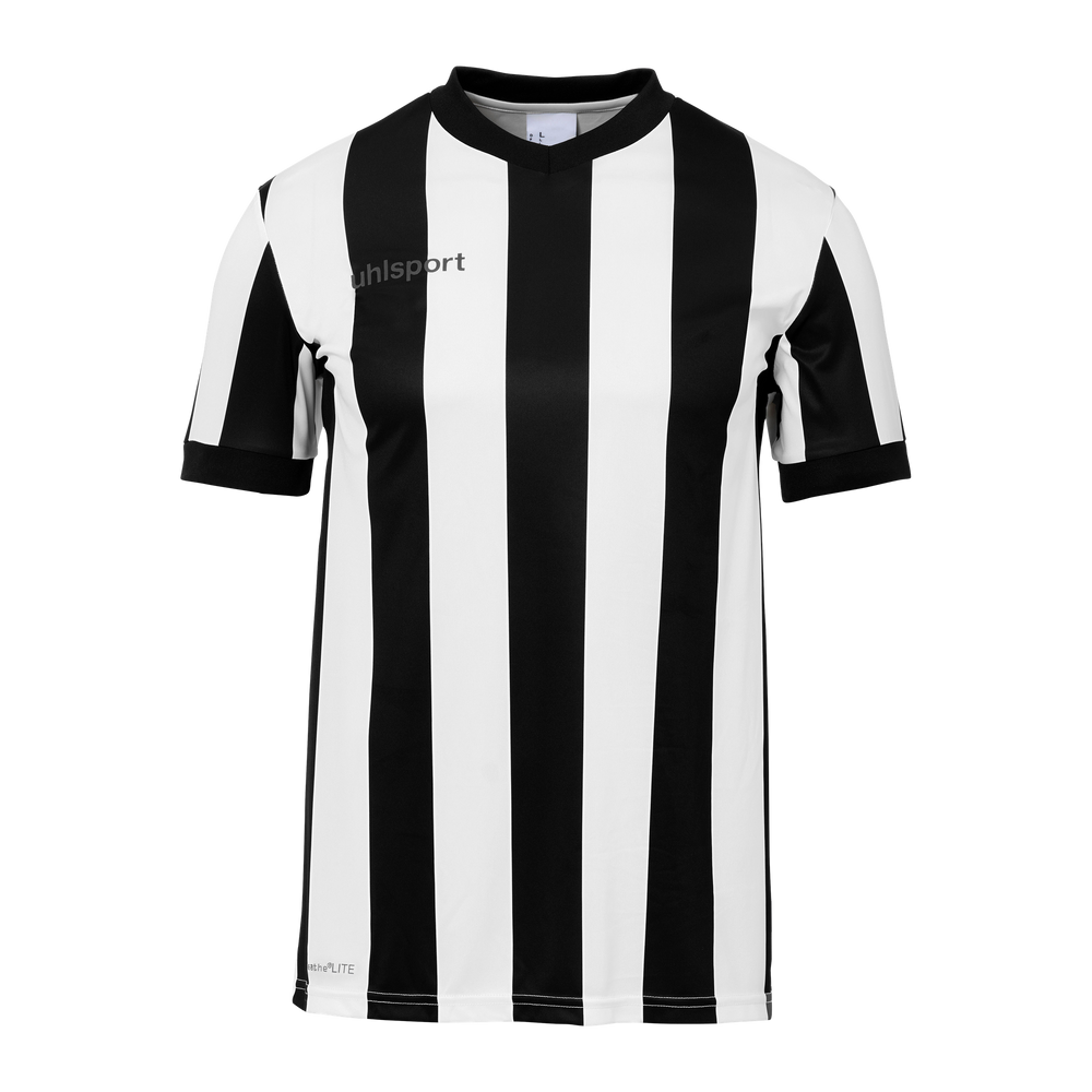 uhlsport Retro Stripe Shirt Kurzarm Kind (schwarz/weiß)
