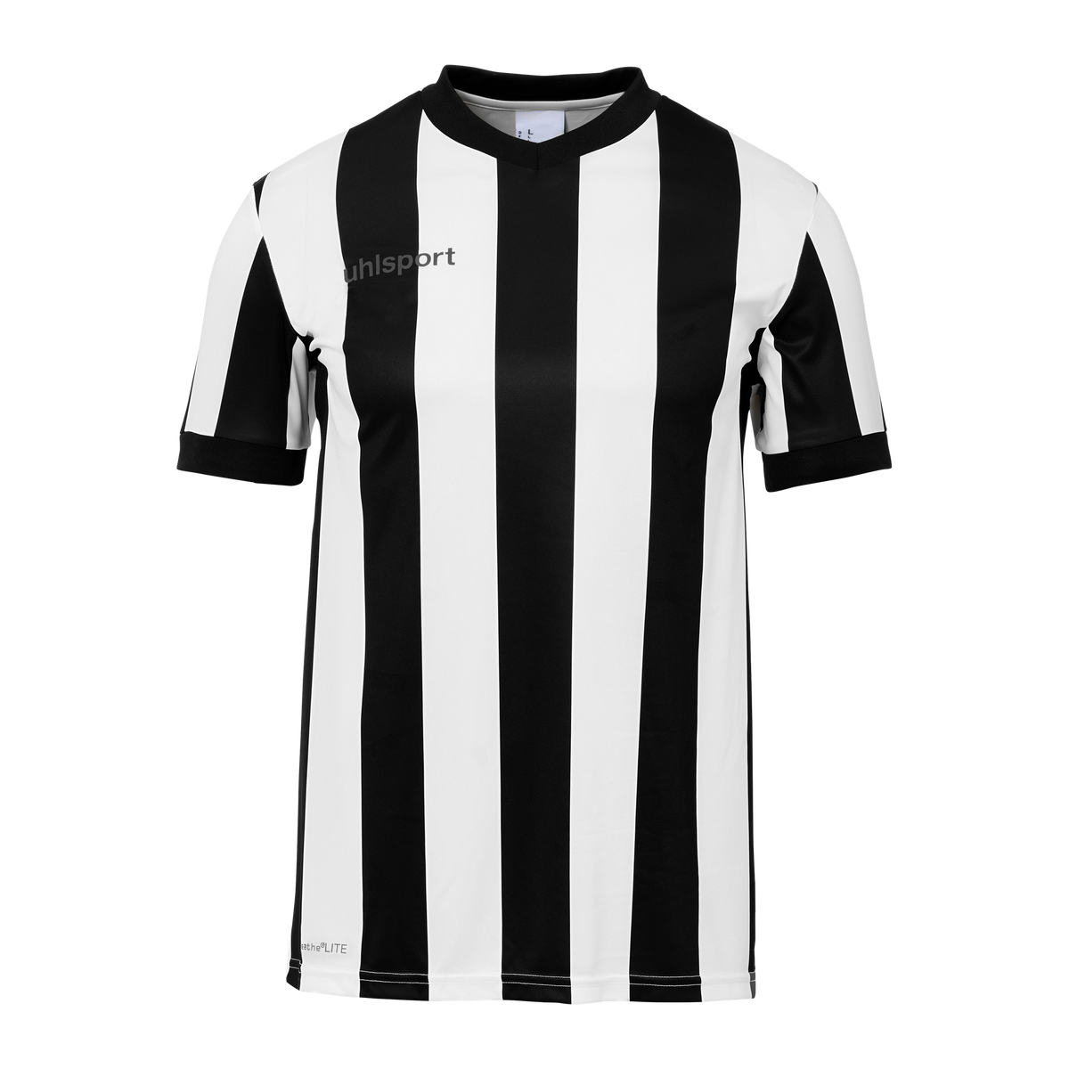 uhlsport Retro Stripe Shirt Kurzarm Kind (schwarz/weiß)