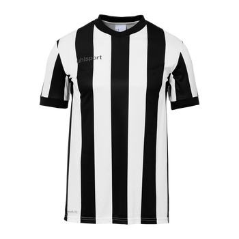 uhlsport Retro Stripe Shirt Kurzarm Kind (schwarz/weiß)