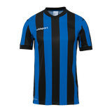 uhlsport Retro Stripe Shirt Kurzarm Kind (schwarz/azurblau)