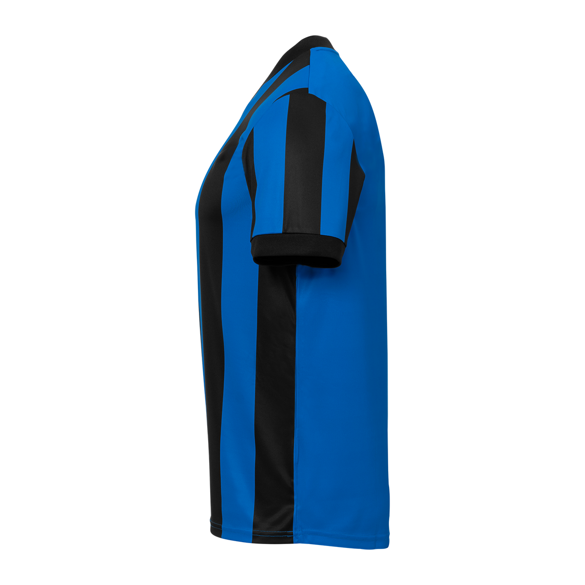 uhlsport Retro Stripe Shirt Kurzarm Kind (schwarz/azurblau)