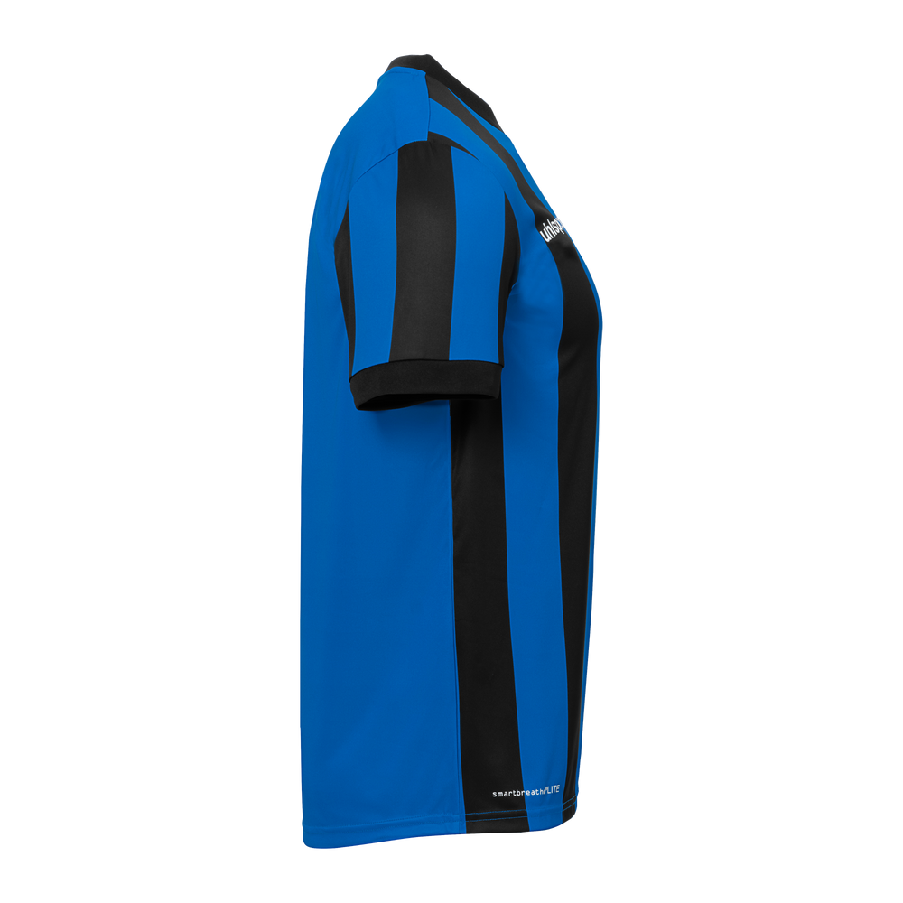 uhlsport Retro Stripe Shirt Kurzarm Kind (schwarz/azurblau)