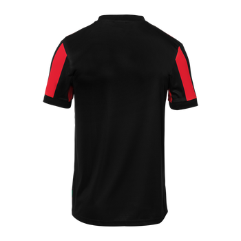 uhlsport Retro Stripe Shirt Kurzarm Kind (schwarz/rot)