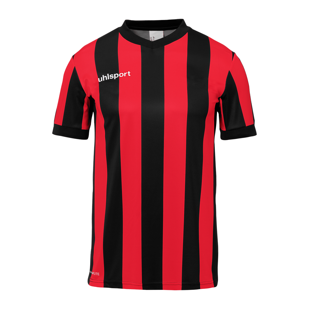 uhlsport Retro Stripe Shirt Kurzarm Kind (schwarz/rot)