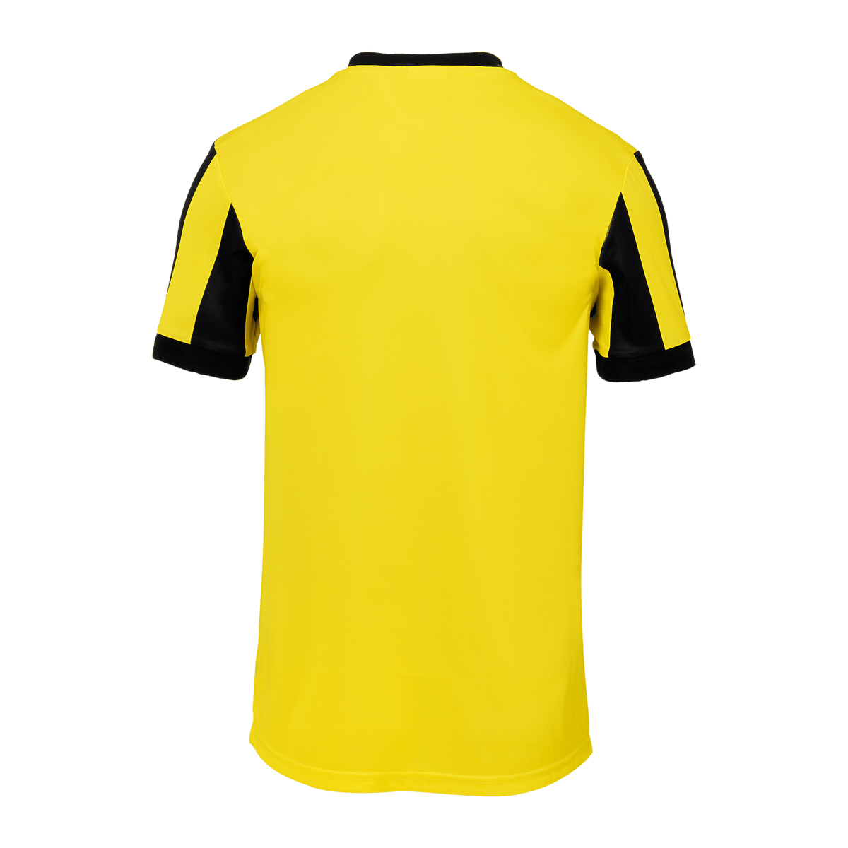 uhlsport Retro Stripe Shirt Kurzarm Kind (schwarz/limonengelb)