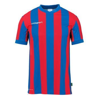 UHLSPORT Retro Stripe Shirt Kurzarm Kind Blau