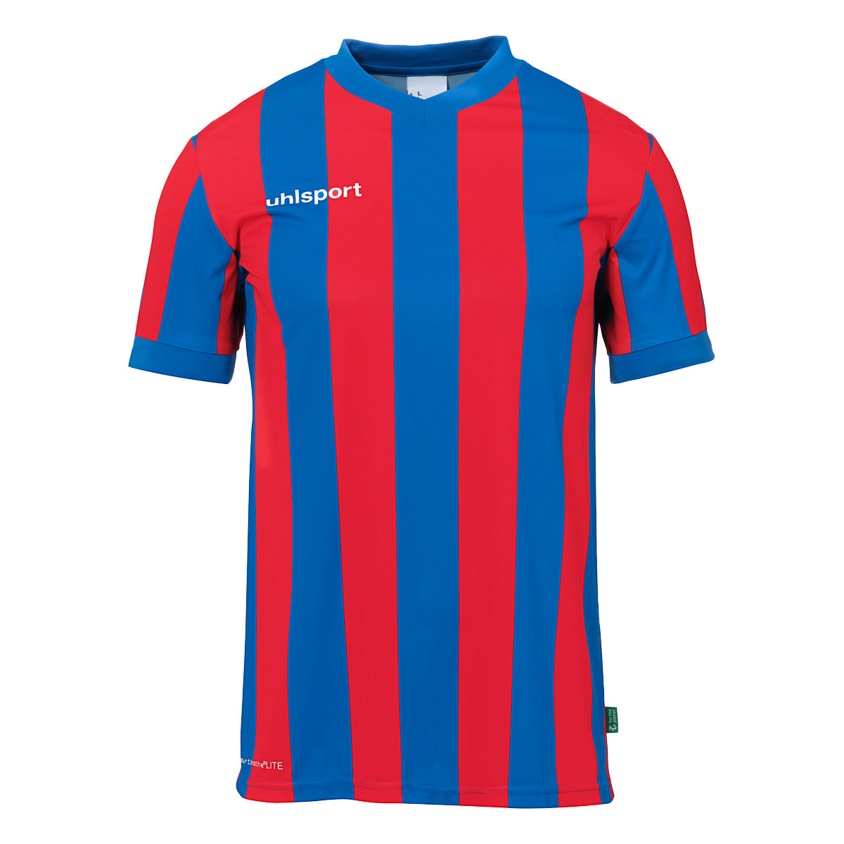 UHLSPORT Retro Stripe Shirt Kurzarm Herren Blau
