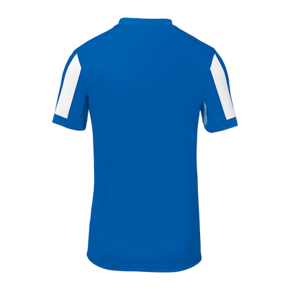 uhlsport Retro Stripe Shirt Kurzarm Kind (azurblau/weiß)