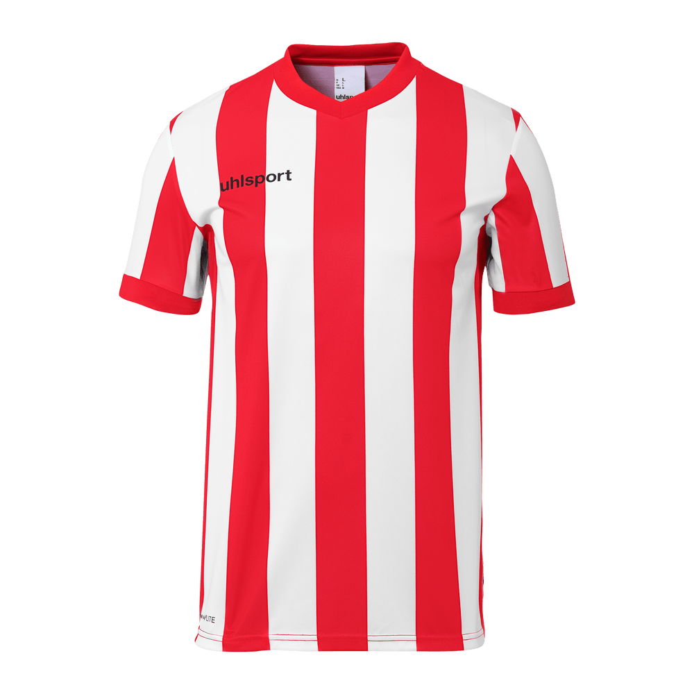 uhlsport Retro Stripe Shirt Kurzarm Kind (rot/weiß)