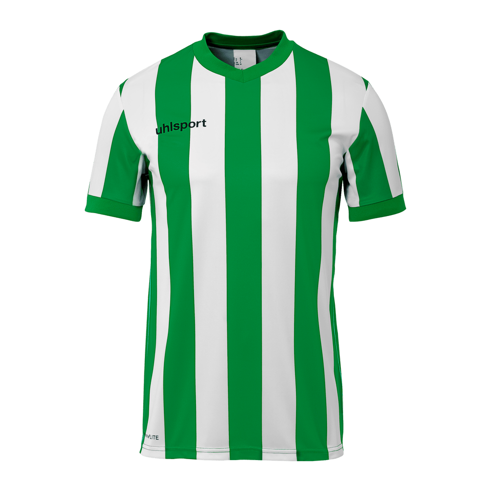 uhlsport Retro Stripe Shirt Kurzarm Kind (grün/weiß)