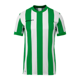 uhlsport Retro Stripe Shirt Kurzarm Kind (grün/weiß)