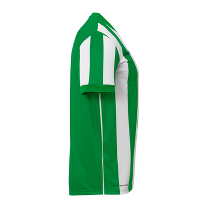 uhlsport Retro Stripe Shirt Kurzarm Kind (grün/weiß)