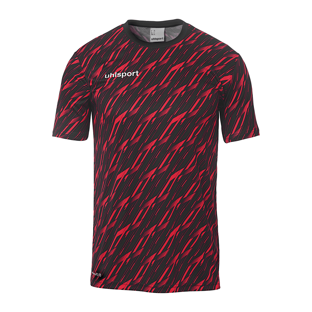 uhlsport Progressive 28 Shirt Kurzarm Kind (schwarz/rot)