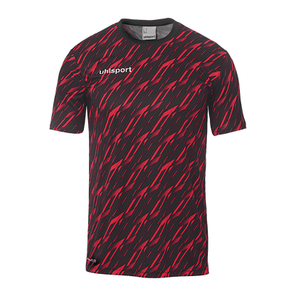 uhlsport Progressive 28 Shirt Kurzarm Kind (schwarz/rot)