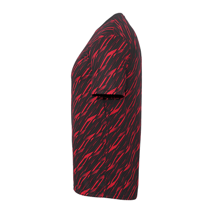 uhlsport Progressive 28 Shirt Kurzarm Kind (schwarz/rot)