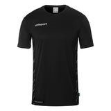 UHLSPORT Progressive 28 Poly Shirt Kurzarm Herren Schwarz