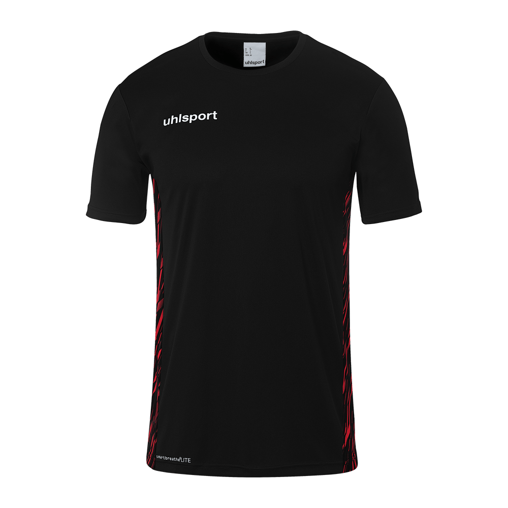 uhlsport Progressive 28 Poly Shirt Kurzarm (schwarz/rot)