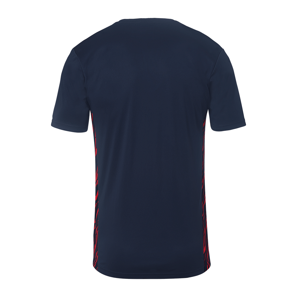 uhlsport Progressive 28 Poly Shirt Kurzarm Kind (marine/rot)