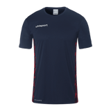uhlsport Progressive 28 Poly Shirt Kurzarm Kind (marine/rot)