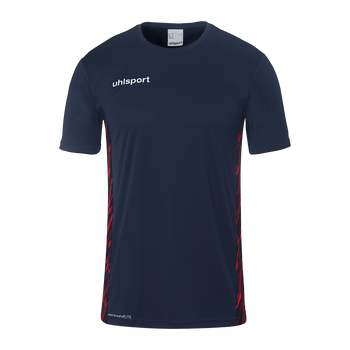 uhlsport Progressive 28 Poly Shirt Kurzarm Kind (marine/rot)