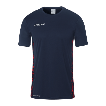 uhlsport Progressive 28 Poly Shirt Kurzarm Kind (marine/rot)