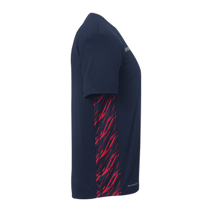 uhlsport Progressive 28 Poly Shirt Kurzarm Kind (marine/rot)