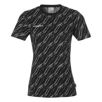 UHLSPORT Progressive 28 Shirt Kurzarm Damen Damen Schwarz
