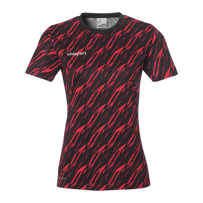 uhlsport Progressive 28 Shirt Kurzarm Damen (schwarz/rot)