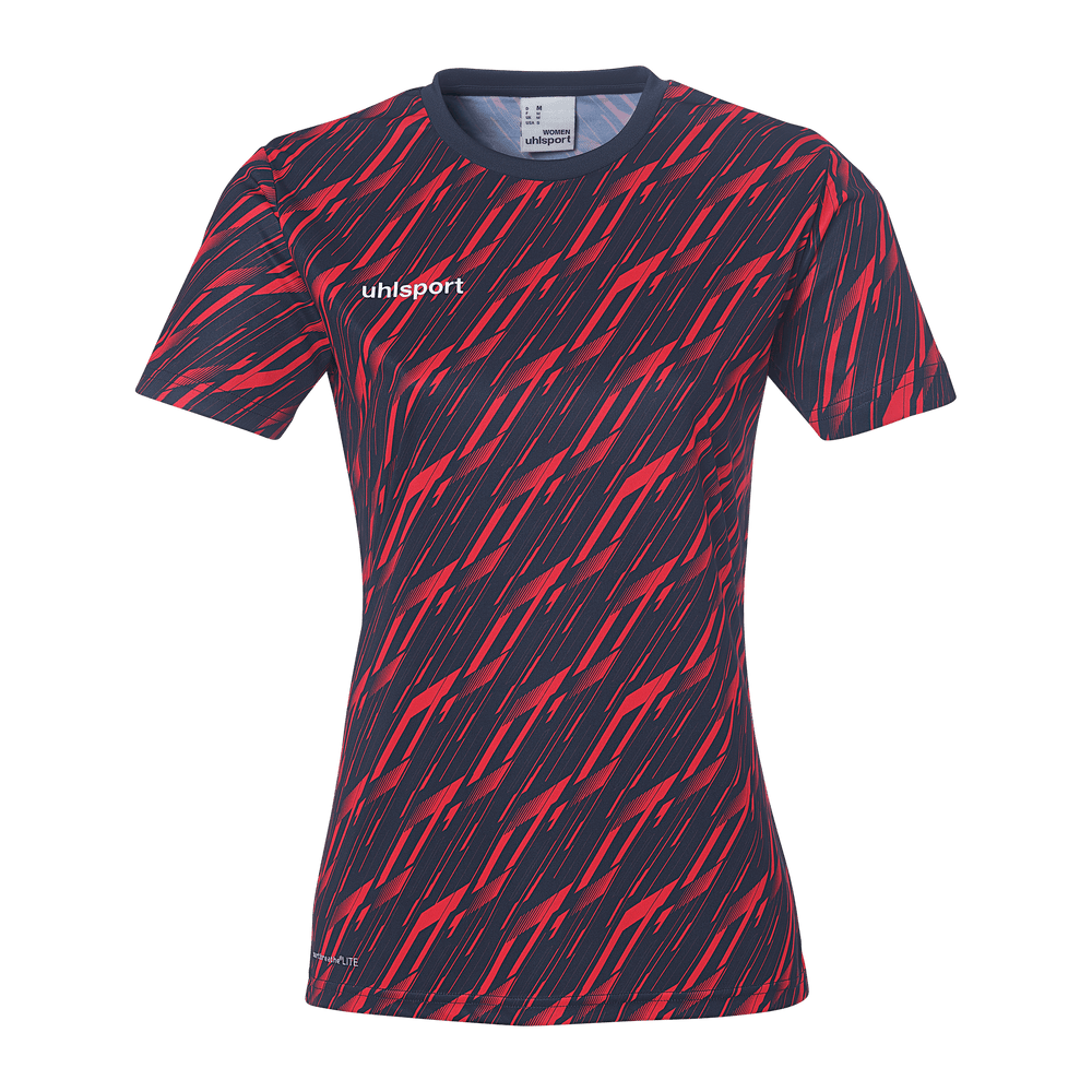 uhlsport Progressive 28 Shirt Kurzarm Damen (marine/rot)