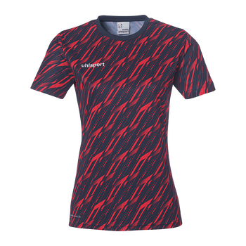 uhlsport Progressive 28 Shirt Kurzarm Damen (marine/rot)