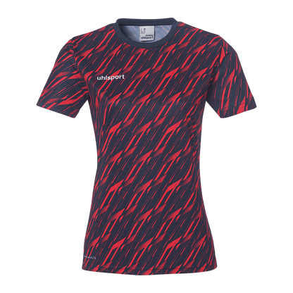 uhlsport Progressive 28 Shirt Kurzarm Damen (marine/rot)